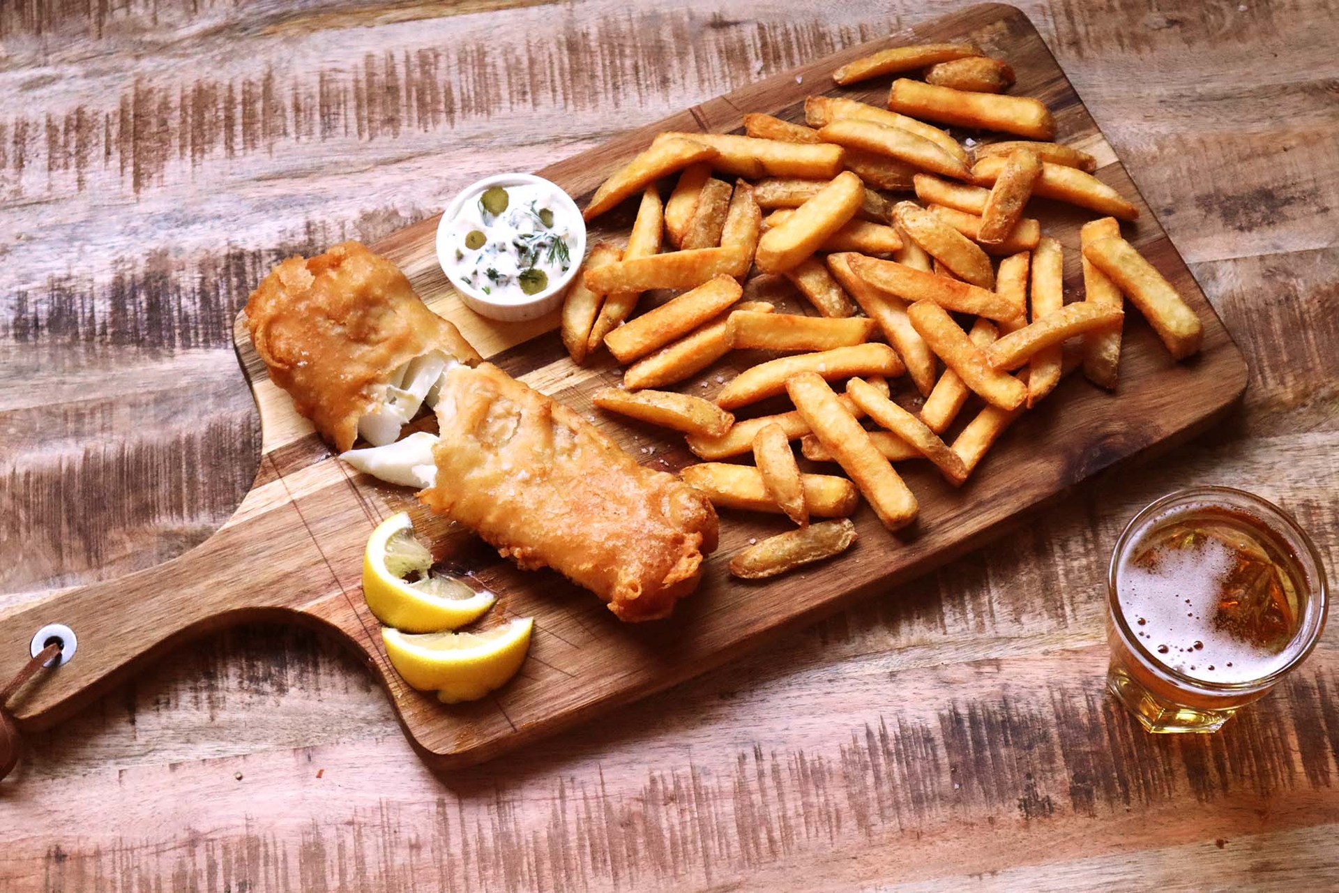 SuperCrunch Pure & Rustic Fish & Chips