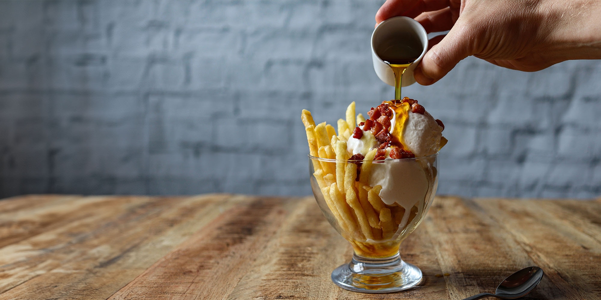 Maple and Bacon Ice Cream Fries