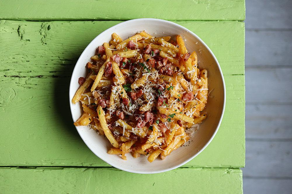 Carbonara Loaded Fries