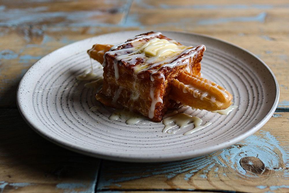 churro stuffed hong kong french toast