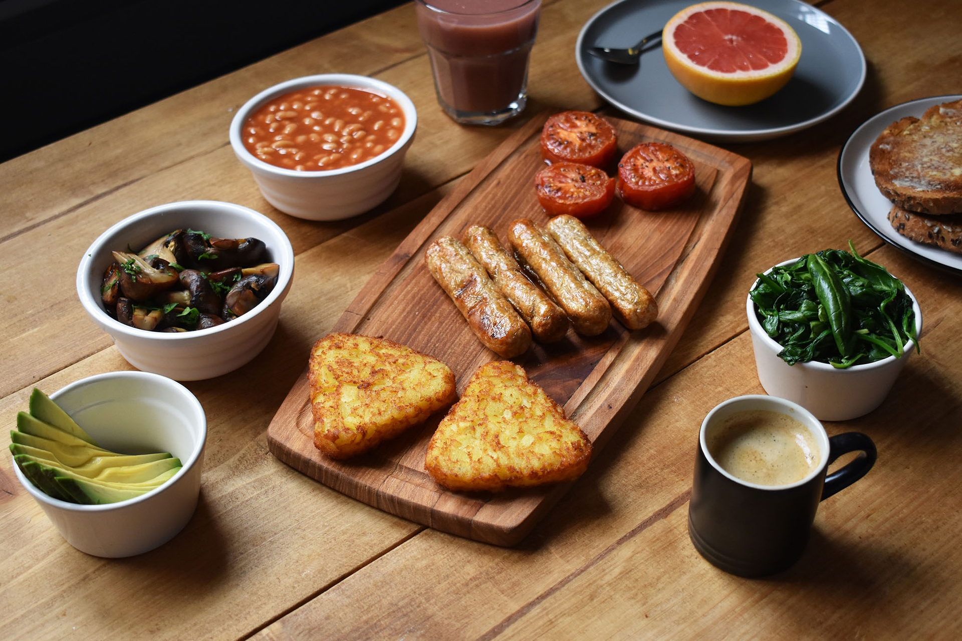 Hash Browns Vegan Breakfast