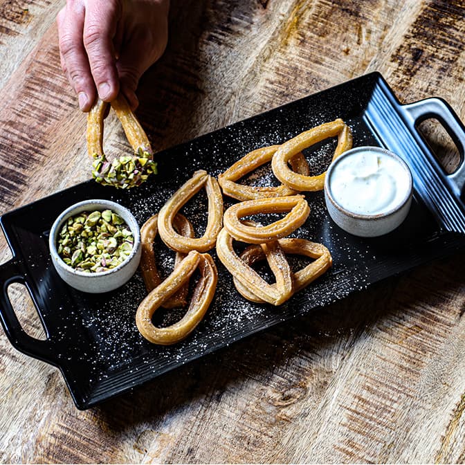 Brunch Menu Ideas Aviko sweet Cannoli churros