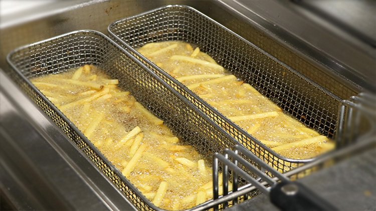 Aviko Fries in Deep Fat Fryer