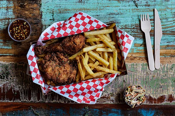 Buttermilk Fried Chicken with Premium Crunch Skin On Fries